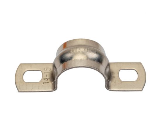 Двухлапковая металлическая скоба FORTISFLEX СМД INOX 14-15 мм 80983 – изображение 3