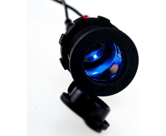 Разъем прикуривателя в авто Pro Legend врезной, 12-24 В, LED, синяя подсветка PL9376 – изображение 4