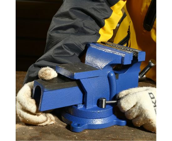 Слесарные тиски DEKO CL11, поворотные, 125 мм DEKO (3638) 065-0963 – изображение 3