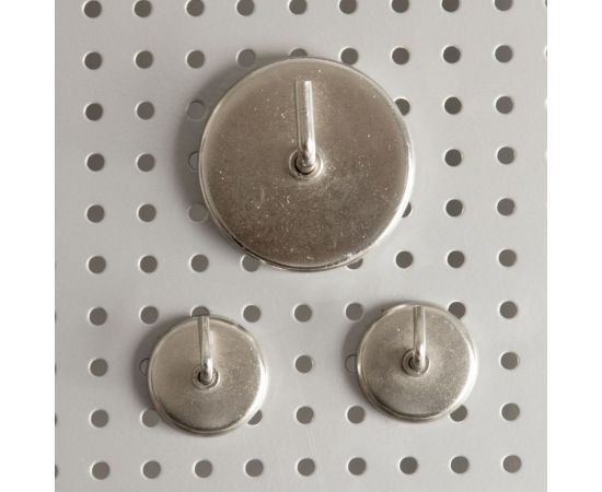 Магнитный крючок, 2 шт. КОБАЛЬТ основание 37,5 мм, до 3,6 кг, блистер 918-078 