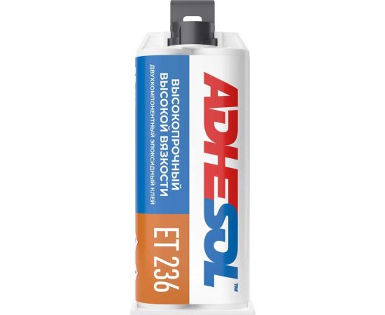 Высокопрочный, тиксотропный клей двухкомпонентный эпоксидный ADHESOL 50 мл et236 323800 