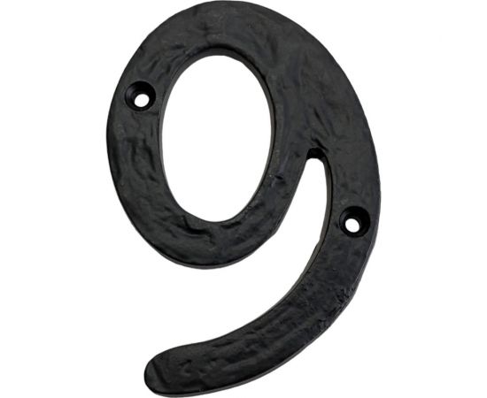 Цифра Левша L.Baskerville LB-MI-315-9 черная У2-5399.Ч 