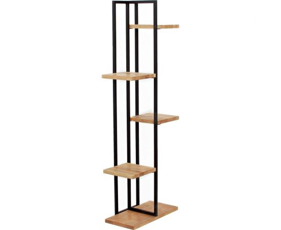 Стеллаж-подставка под кашпо GreenWeen Loft 6 черная GW-L6-115B 