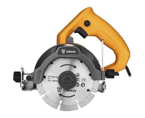 Дисковая алмазная пила DEKO (3638) DKCS1400 115 мм, 1400 Вт, с подачей воды 063-4355 – изображение 3