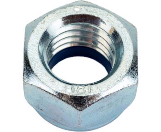 Шестигранная самостопорящаяся гайка с нейлоновым кольцом крепежная техника din 985, м18, 35 шт., цинк 493144 БК – изображение 3