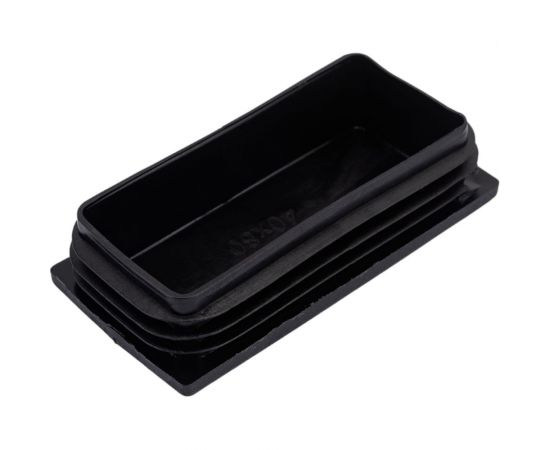 Внутренняя заглушка для трубы Tech-Krep 40x80 мм, черный пластик, 1 шт. пакет 155039 – изображение 4