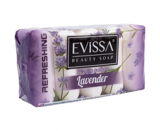 Туалетное мыло EVISSА ecopack 5x55 гр., лаванда М2861 – изображение 4