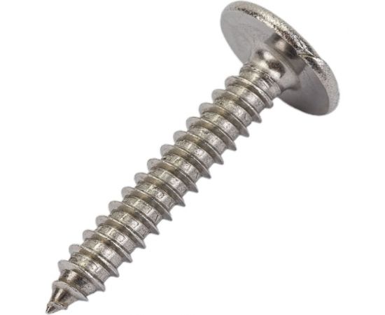 Нержавеющий саморез с прессшайбой KREPFIELD 4,2x25 мм, ART 9999, А2, самонарезающий, крестообразный шлиц PH, 30 шт. 9999A2саморез с прессшайбой4.2X25-30 – изображение 3