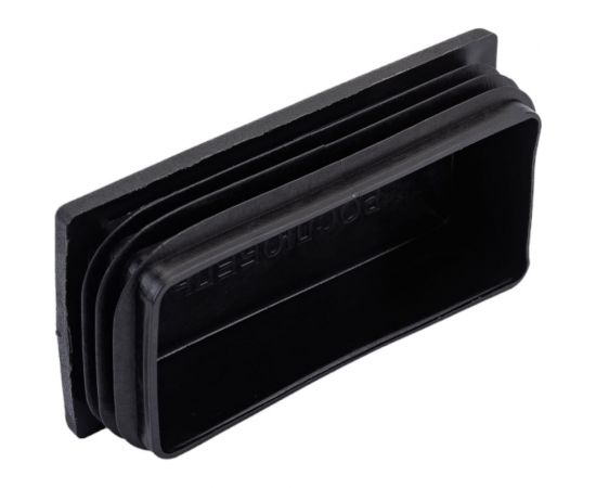 Внутренняя заглушка для трубы Tech-Krep 40x80 мм, черный пластик, 1 шт. пакет 155039 – изображение 2