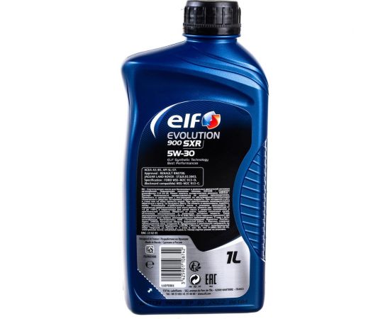Масло для 4-х тактных двигателей ELF EVOLUTION 900 SXR 5W30 1L 213888 – изображение 4