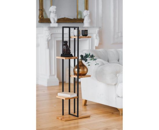 Стеллаж-подставка под кашпо GreenWeen Loft 6 черная GW-L6-115B – изображение 3