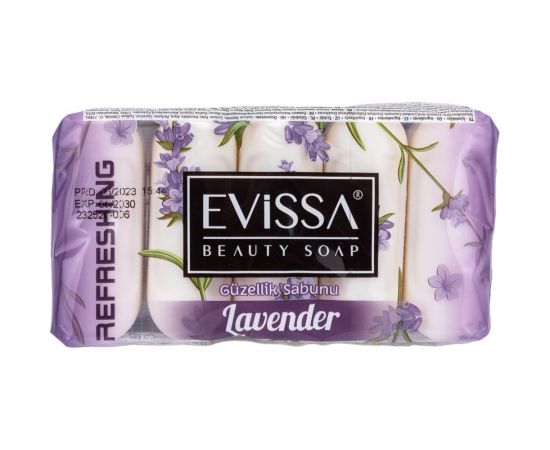 Туалетное мыло EVISSА ecopack 5x55 гр., лаванда М2861 – изображение 2