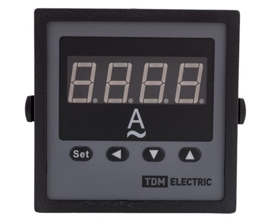 Цифровой амперметр TDM ЦП-А72 0-9999А-0.5-Р SQ1102-0521 – изображение 2