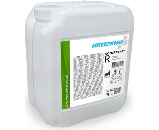 Усиленное средство для мытья полов ИНТЕРХИМ Konzentrat R 5 л kn00650 