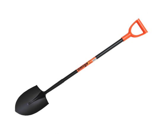 Штыковая лопата AMIGO сферический ковш 77185 