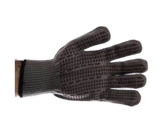 Трикотажные перчатки СИБРТЕХ, акрил, ПВХ гель Протектор, серая туча, 68662 