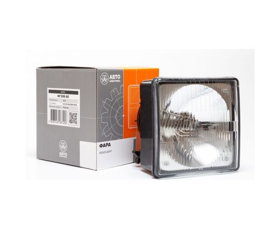 Фара АВТОЭЛЕКТРИКА (12081) МТЗ 12В/Н4-60/55, квадратная, аналог 08 7101 000 112.08.70 ФГ308 