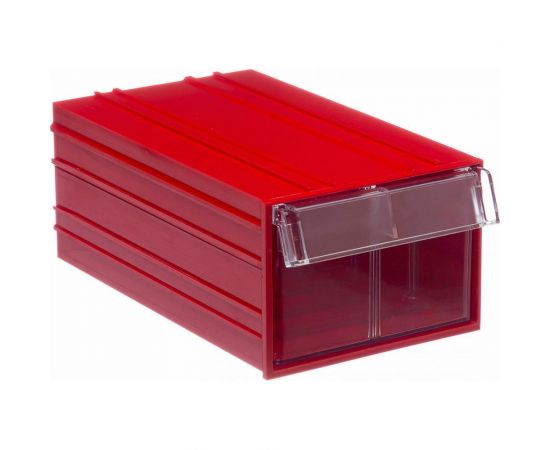 Пластиковый короб СТЕЛЛА-ТЕХНИК 140х250х100мм, С-2-красный-прозрачный – изображение 6