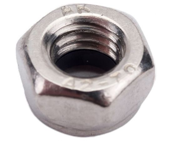 Нержавеющая самоконтрящаяся гайка KREPFIELD М6, DIN 985, А2, 100 шт. 985А2-70ГАЙКАМ6-100 – изображение 5