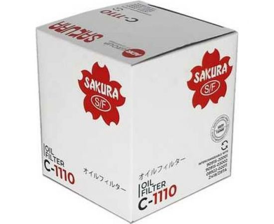 Фильтр масляный Sakura 00000000444 C1110 – изображение 2