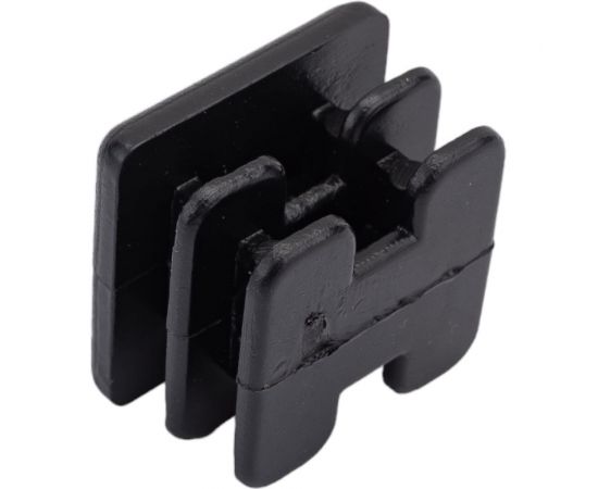 Внутренняя заглушка для трубы Tech-Krep 25x25 мм, черный пластик, 4 шт. пакет 155030 – изображение 3