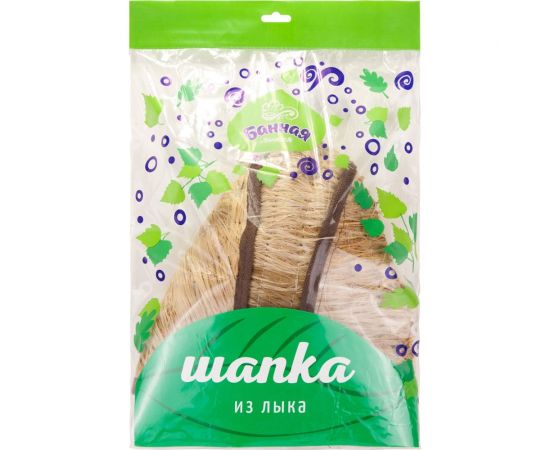 Шапка из лыка Банная линия 35x22 см 11-241 – изображение 4