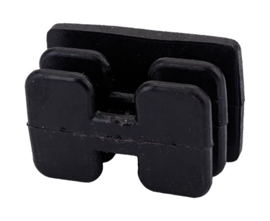 Внутренняя заглушка для трубы Tech-Krep 20x30 мм, черный пластик, 4 шт. пакет 155036 – изображение 3