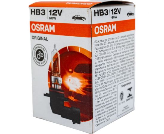 Автолампа OSRAM HB3,9005 60 P20d 12V,1,10,100 9005 – изображение 2