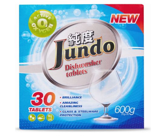 Таблетки для посудомоечных машин с активным кислородом Jundo Active Oxygen 30 шт 4903720020180 – изображение 4