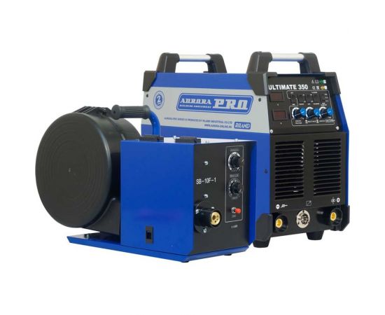 Сварочный полуавтомат с горелкой, закрытым подающим механизмом SB-10F и пакетом проводов Aurora ULTIMATE 350 IGBT 19236 – изображение 4