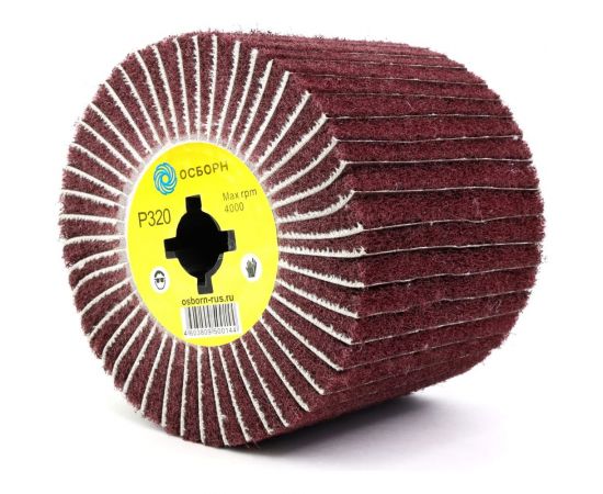 Валик шлифовальный комбинированный с абразивом P320 Fine 6-069 на щеточные шлифмашины ОСБОРН PLM.RB12010019CWP320 