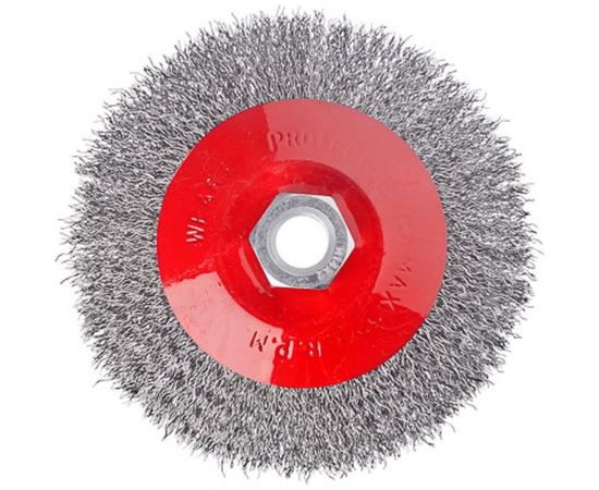 Щетка металлическая тарелка (115 мм; М14) для УШМ ЕРМАК 656-042 