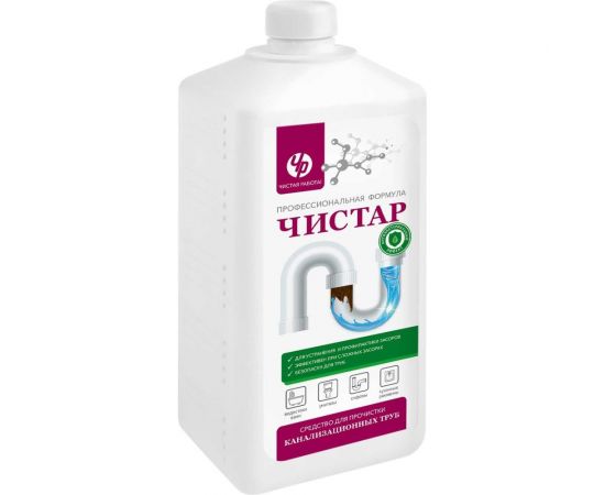 Средство для прочистки канализационных труб Чистар 1л БЧ7900 