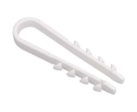 Дюбель-хомут IEK d19-25 мм нейл. бел. уп.100 шт. ИЭК UHH35-19-25-100 