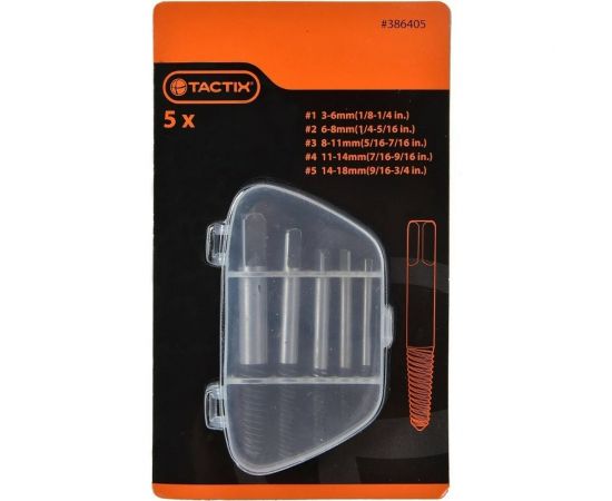 Набор экстракторов TACTIX из 5-ти штук 386405 – изображение 2