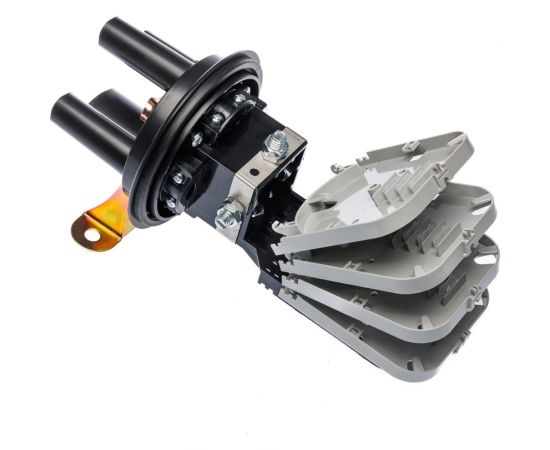 Тупиковая оптическая муфта Netlink gjs-7005 (gjs-2-d) 48 волокон, с крепежем, термоусадка 00000001030 – изображение 2