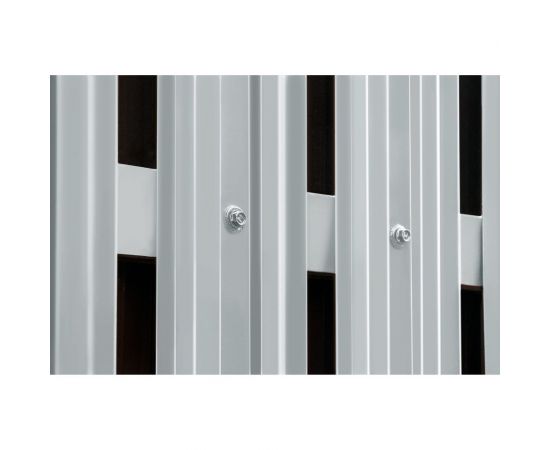 Металлический односторонний штакетник Металлика (белый; высота 1.5 м; 10 штук в упаковке) 1,5-9003 – изображение 4