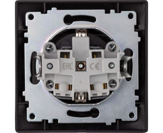 Розетка TDM Лама 2П+З 16А 250В IP44 с крышкой шоколад SQ1815-0526 – изображение 2