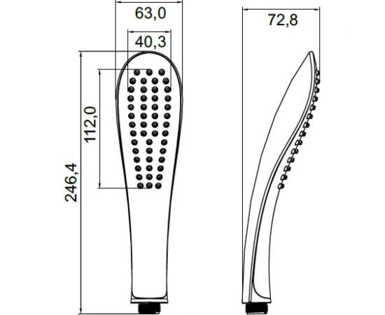 Лейка для душа IDDIS 021 ID 0211F00I18 – изображение 4