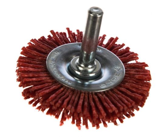 Щетка дисковая (50 мм; нейлоновая проволока с абразивным покрытием) для дрели ЗУБР 35161-050_z02 – изображение 4