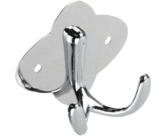 Двойной крючок SonWelle бабочка, нержавеющая сталь, хром 542-009 