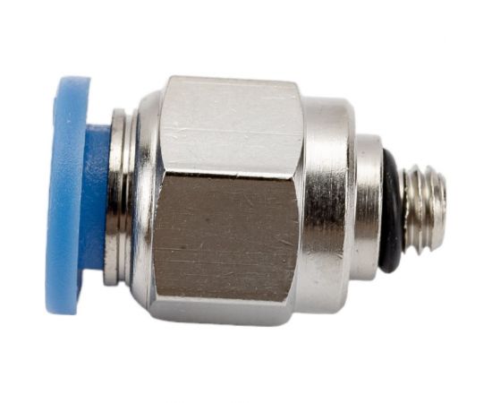 Фитинг цанговый прямой с наружной резьбой M5x0.8 для трубки диаметром 6 мм SHPI PC 06-M5 