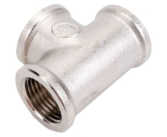 Тройник DOUBLE-LIN резьбовой латунный В/В/В 1/2" LL6016 (1/2") 