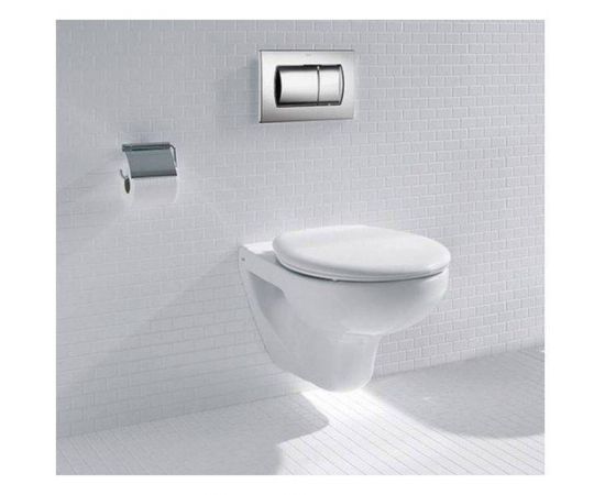 Унитаз с инсталляцией ROCA Victoria 893100000 ПЭК кнопка, сидение микролифт 00000037063 – изображение 7