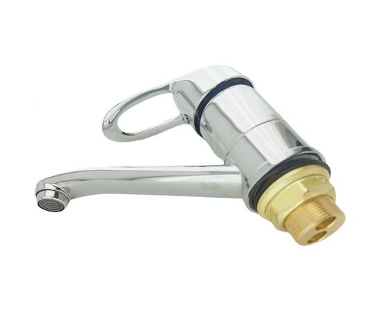 Смеситель для раковины MYNAH хром, 100 мм, латунь M4529 – изображение 5