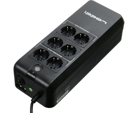 Источник бесперебойного питания IPPON Back Verso 600 300Вт 600ВА черный 751617 – изображение 7