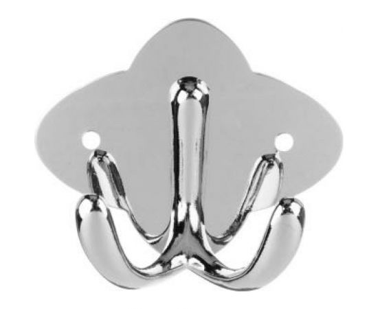 Двойной крючок SonWelle бабочка, нержавеющая сталь, хром 542-009 – изображение 5