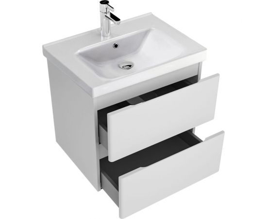 Комплект Sanstar подвесная тумба Riana 60 с раковиной Миранда 60 288.1-1.5.1.КМИР – изображение 11