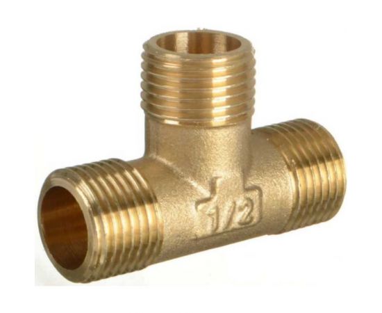 Тройник Terma 1/2 н/н/н лат. 42569 – изображение 2