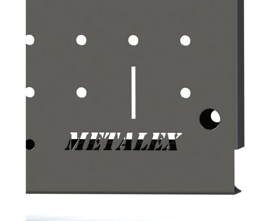 Металлическая перфопанель ООО Металекс Metalex 500x1000 серая PRS50100 – изображение 3